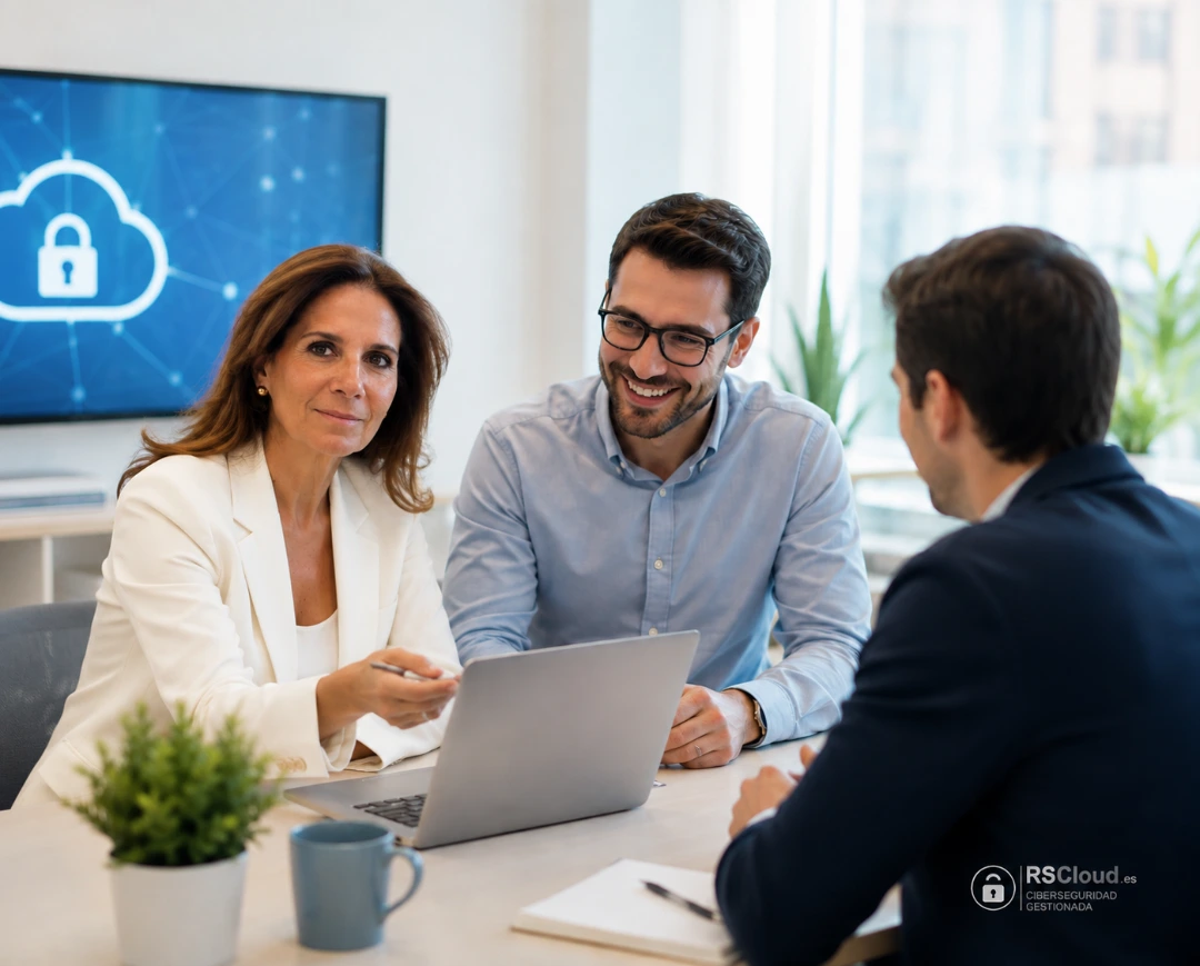 Reunión de trabajo con un cliente