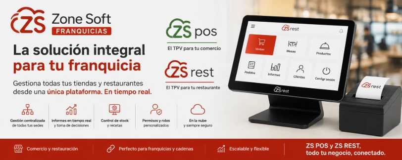 TPV para franquicias y cadenas: varios locales desde una sola central